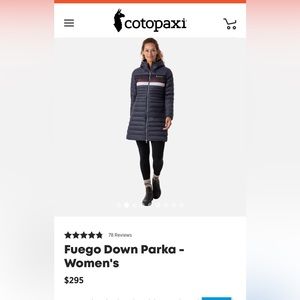 Cotopaxi women’s fuego down parka